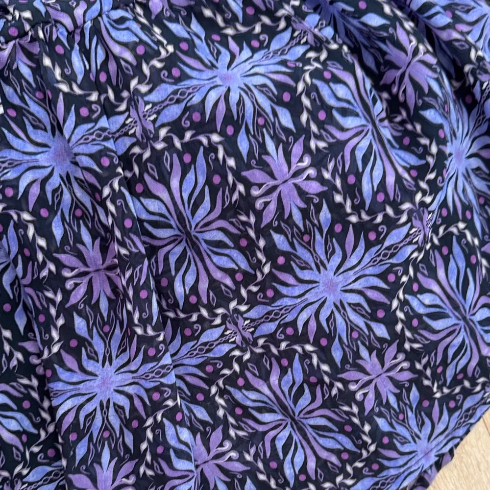 Designer Purple Strapless Dress - Picture 6 of 6